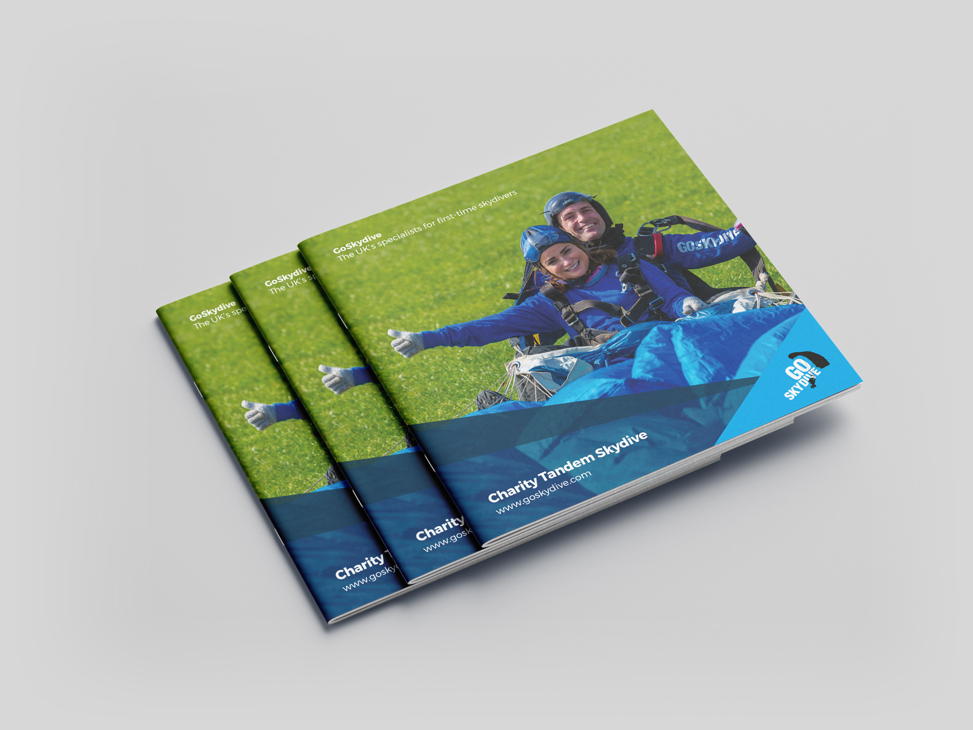 GoSkydive Brochure Covers