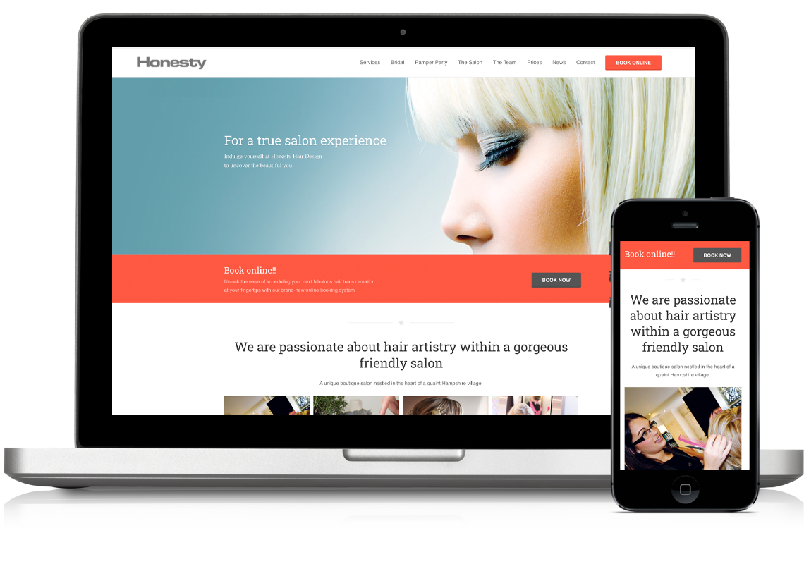 Honesty Website Design