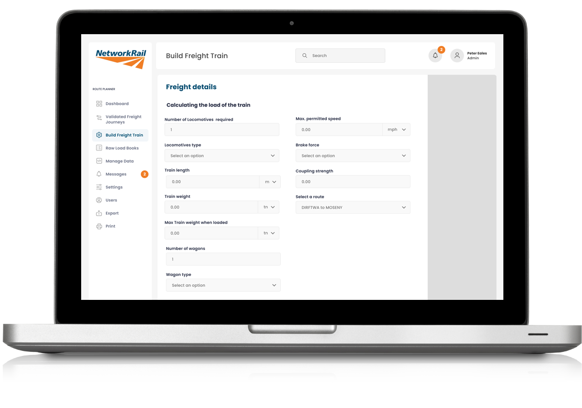 Network Rail Dashboard